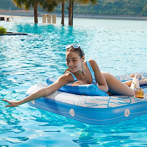 4 in 1 Inflatable Tanning Pool Lounger Float B6690