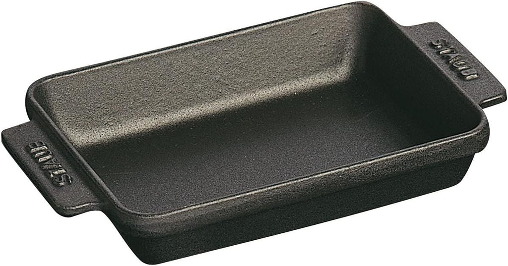 Matte Black Cast Iron Mini Rectangular Baker A469685