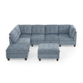 L Shape Chenille Modular Sectional Sofa O739150