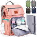 Gray Baby Diaper Bag Backpack with Changing Pad V977564