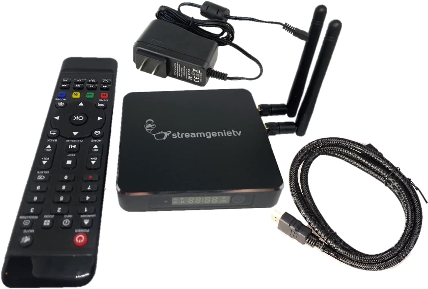 TV Stream Box with Dual WiFi Antenna and Remote K6876