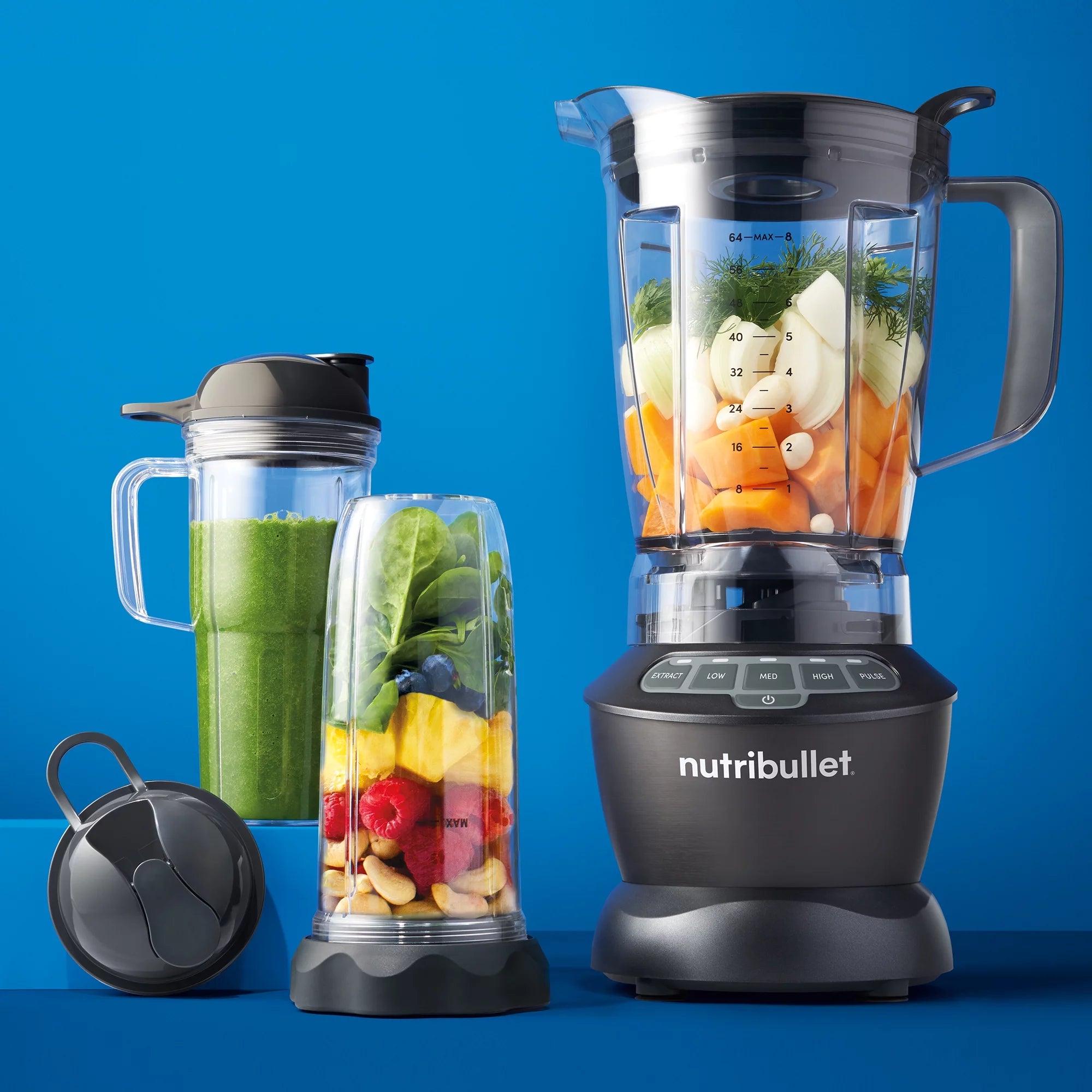 Dark Gray 64 oz. Full-Size Blender Combo S39750