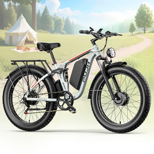 52V 26" Fat Tire Full Suspension Electric Bike C901099