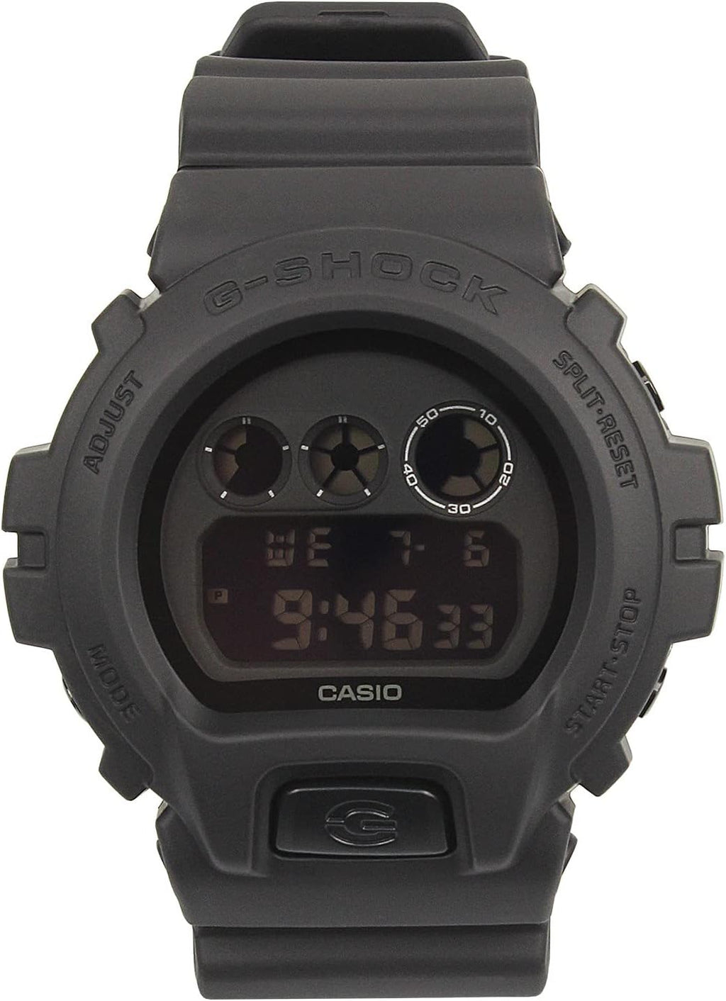 Black Resin Watch D386