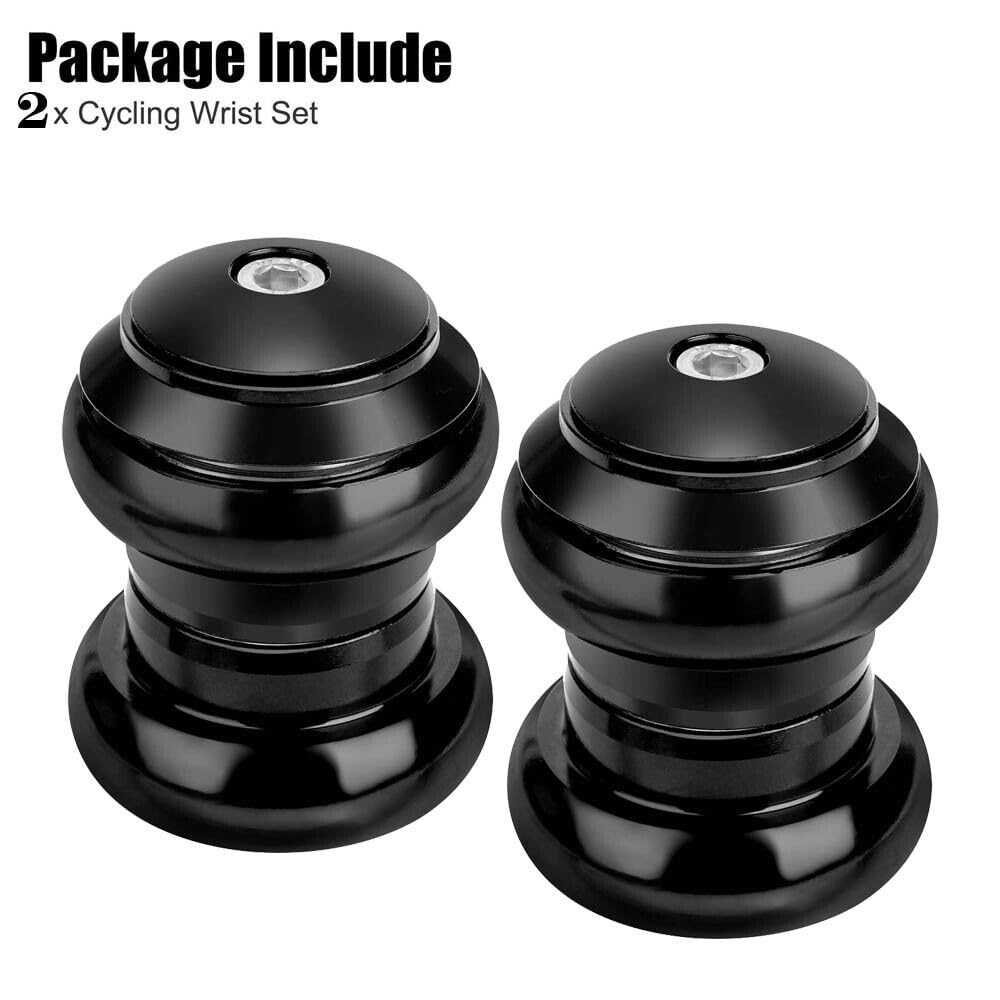 2PCS 34mm 1-1/8" Threadless Sealed External Bearing Headset Kits for Bicycle R110823