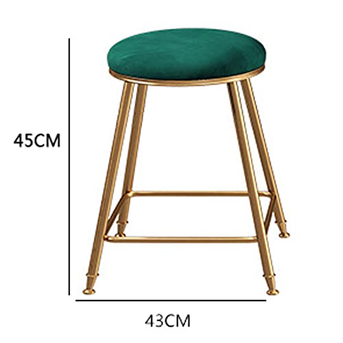 Set of 2 Upholstered Counter Stools with Footrest V896448