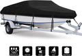 800D Waterproof Heavy Duty Canvas Boat Cover 17-19 ft W5694
