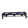 Black Triple Burner Camping Stove Q333