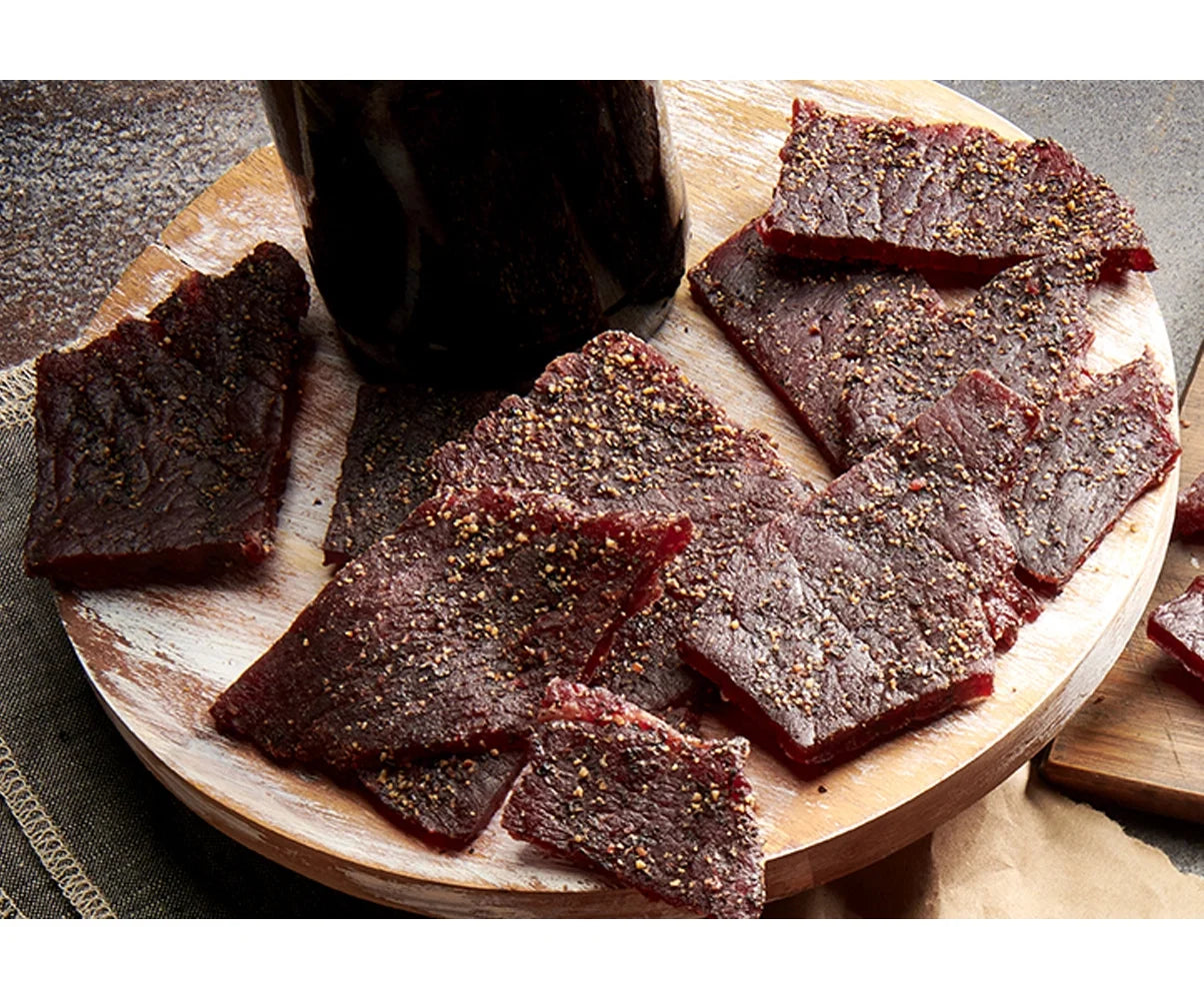 Black Peppered Beef Jerky Strips, 30-Count, 15-Ounce W172344