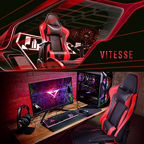 Purple Gaming Chair with Lumbar Support and Headrest K822