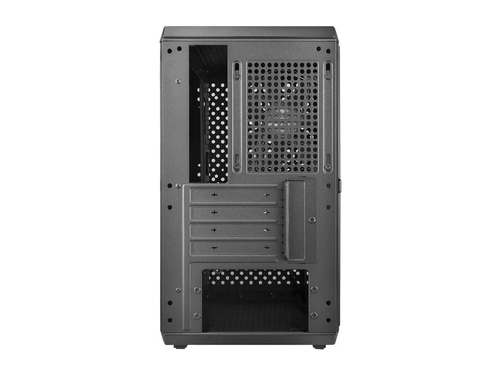 Black Micro-ATX Tower with Acrylic Side Panel R446