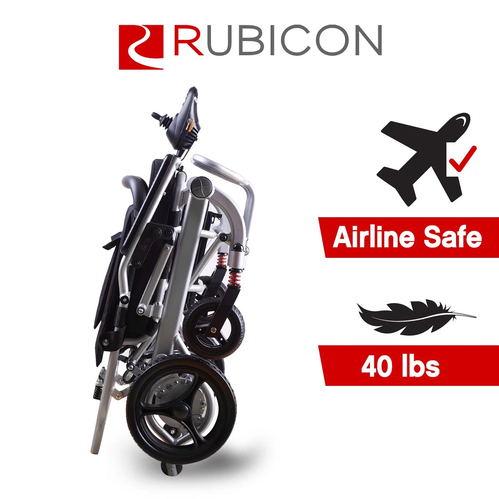 Super Lightweight Foldable Electric Wheelchair with Detachable Battery U37328