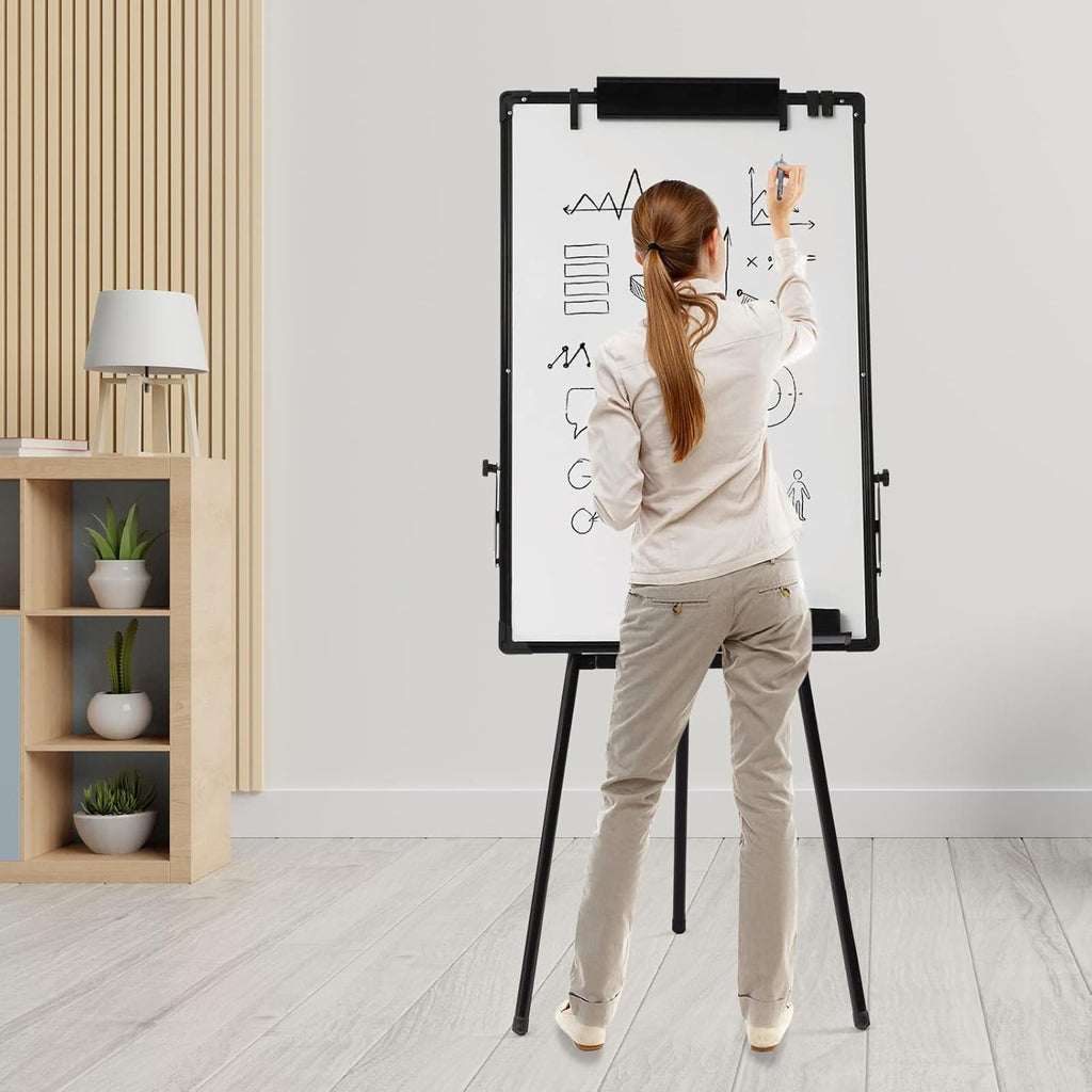 Height Adjustable Tripod Whiteboard, 36×24 inch E806296