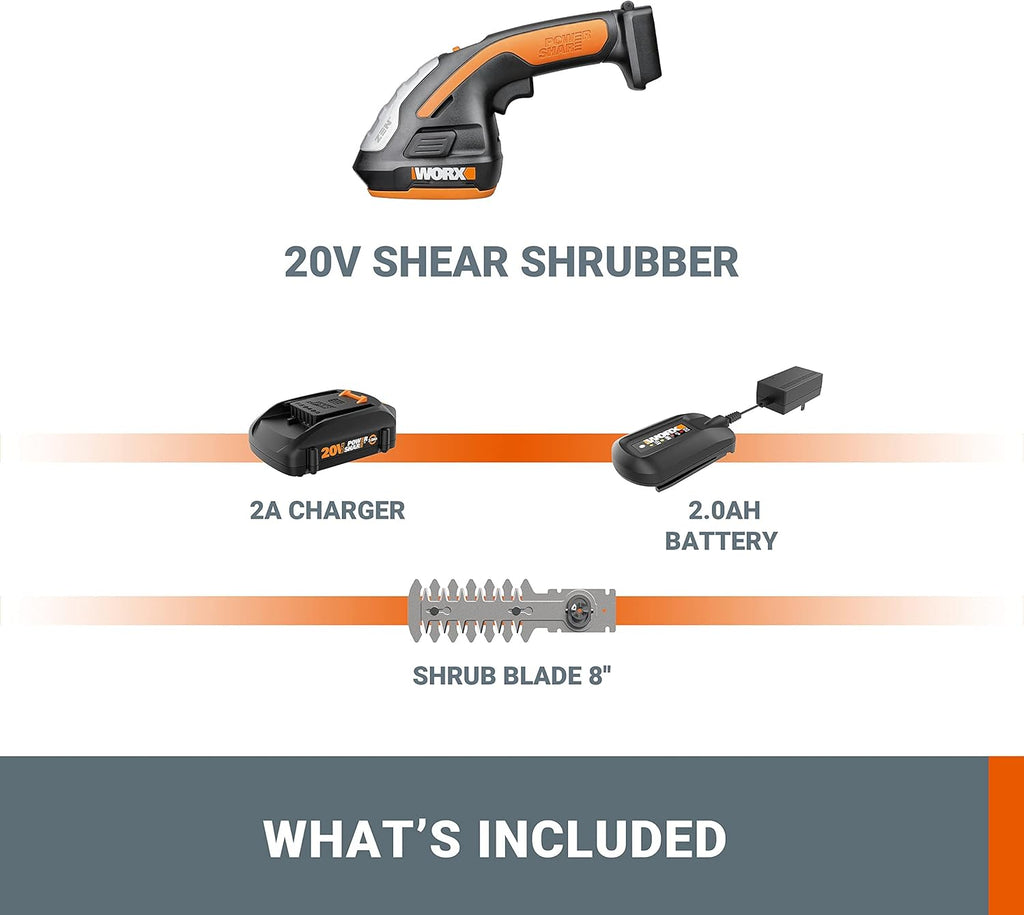 20V Cordless Shrubber Trimmer Grass Shear J64869