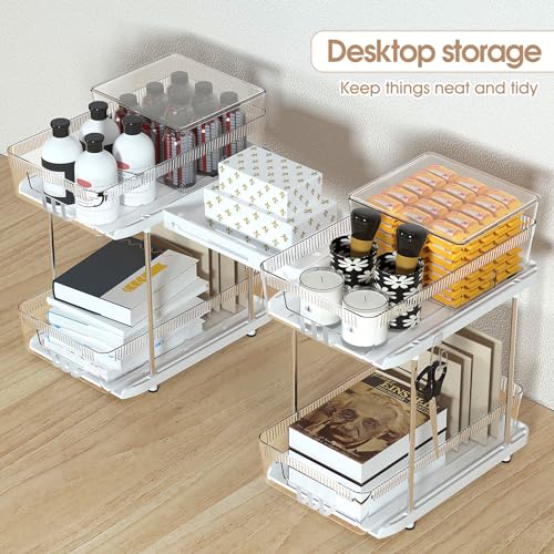 2 Tier Clear Acrylic Under Sink Organizer R4320