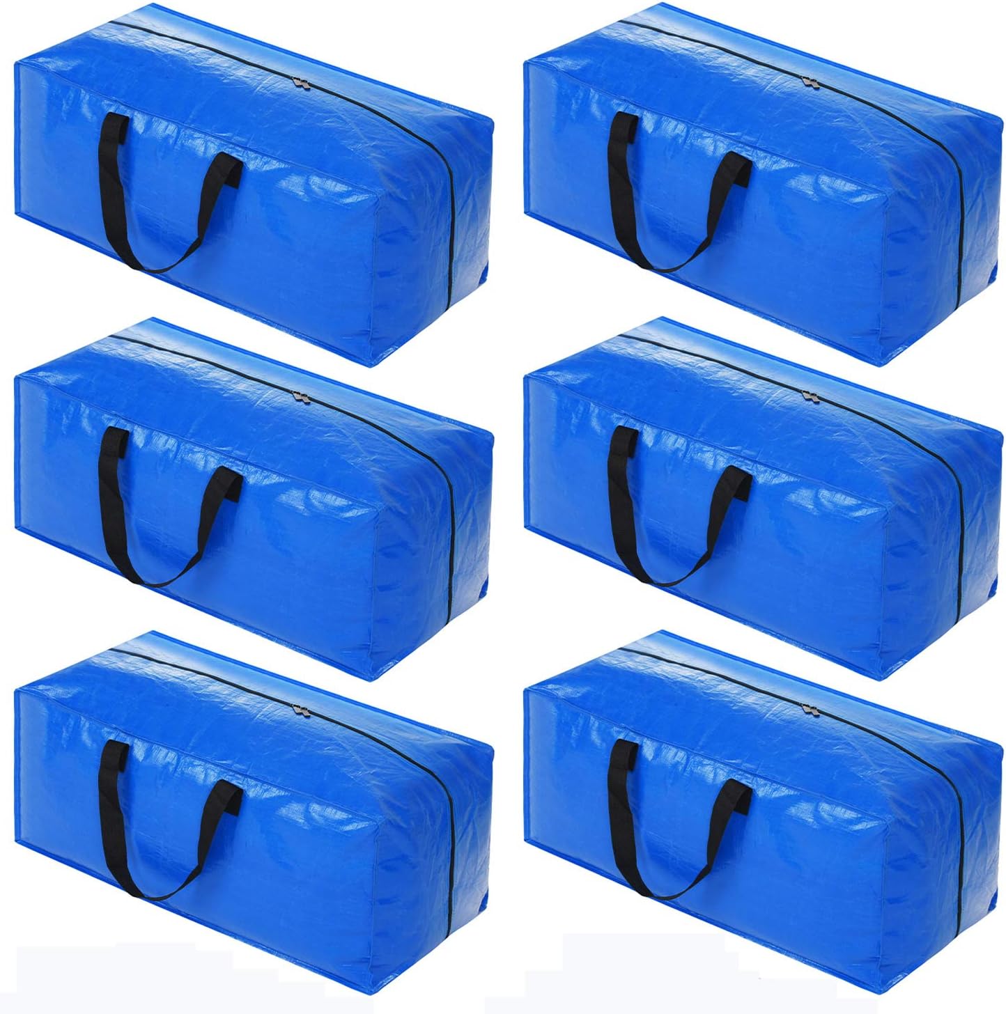 6 Pack Extra Large Moving Bags with Zippers T878686