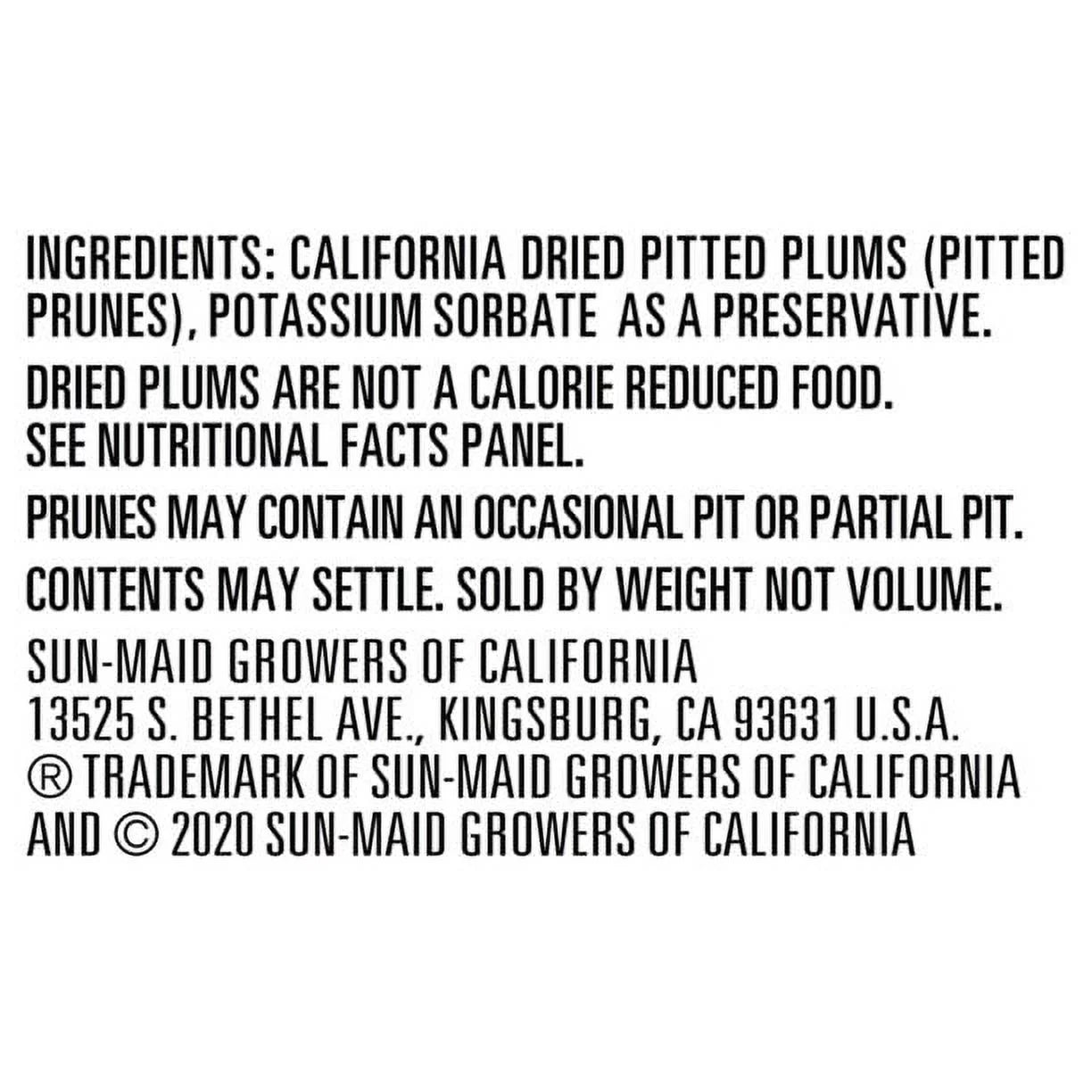 7 oz Pack of 3 Whole Pitted Prunes P906250