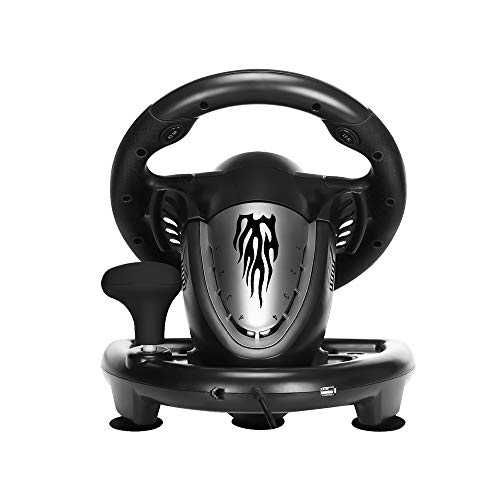 Orange Racing Wheel with Pedals T325656