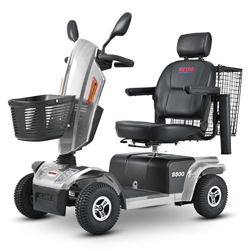 Grey 4-Wheel Electric Mobility Scooter H48618