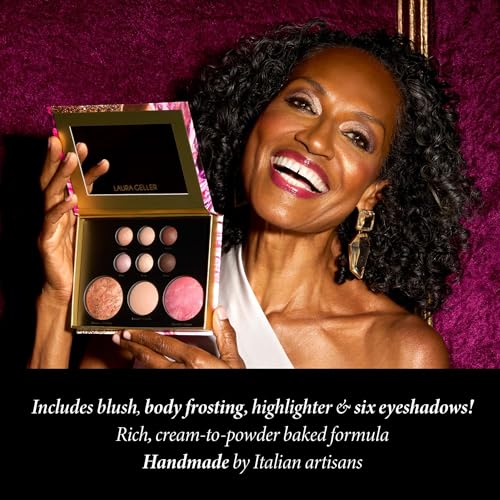 Full Size Baked Palette with Bronzer, Blush, Highlighter and 6 Eyeshadows F196