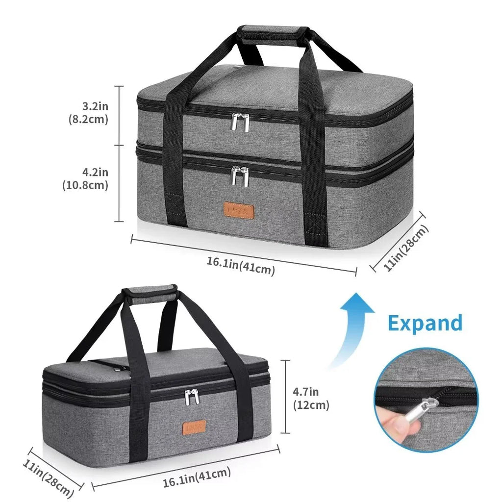 Grey Insulated Casserole Carrier W610704
