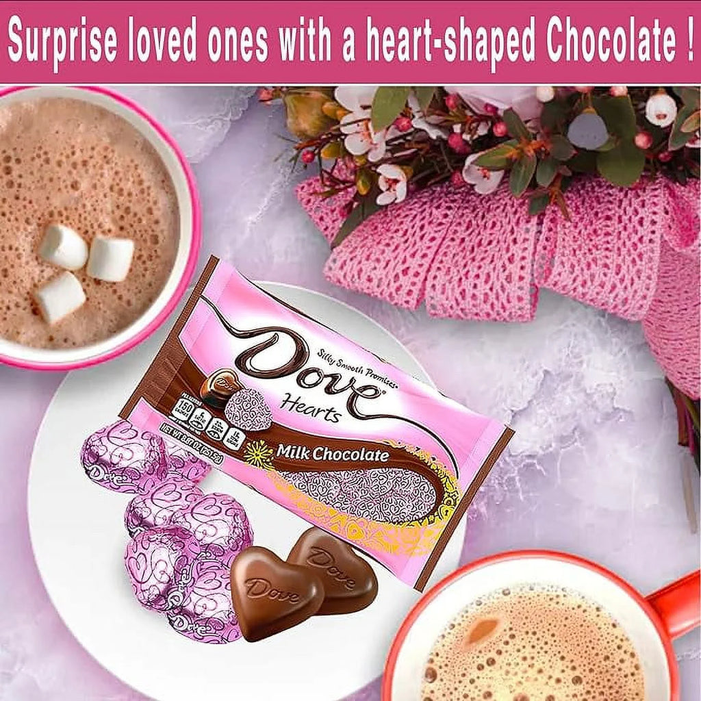 Milk Chocolate Candy Heart Tin, Milk Chocolate Bag and White Teddy Bear M11563