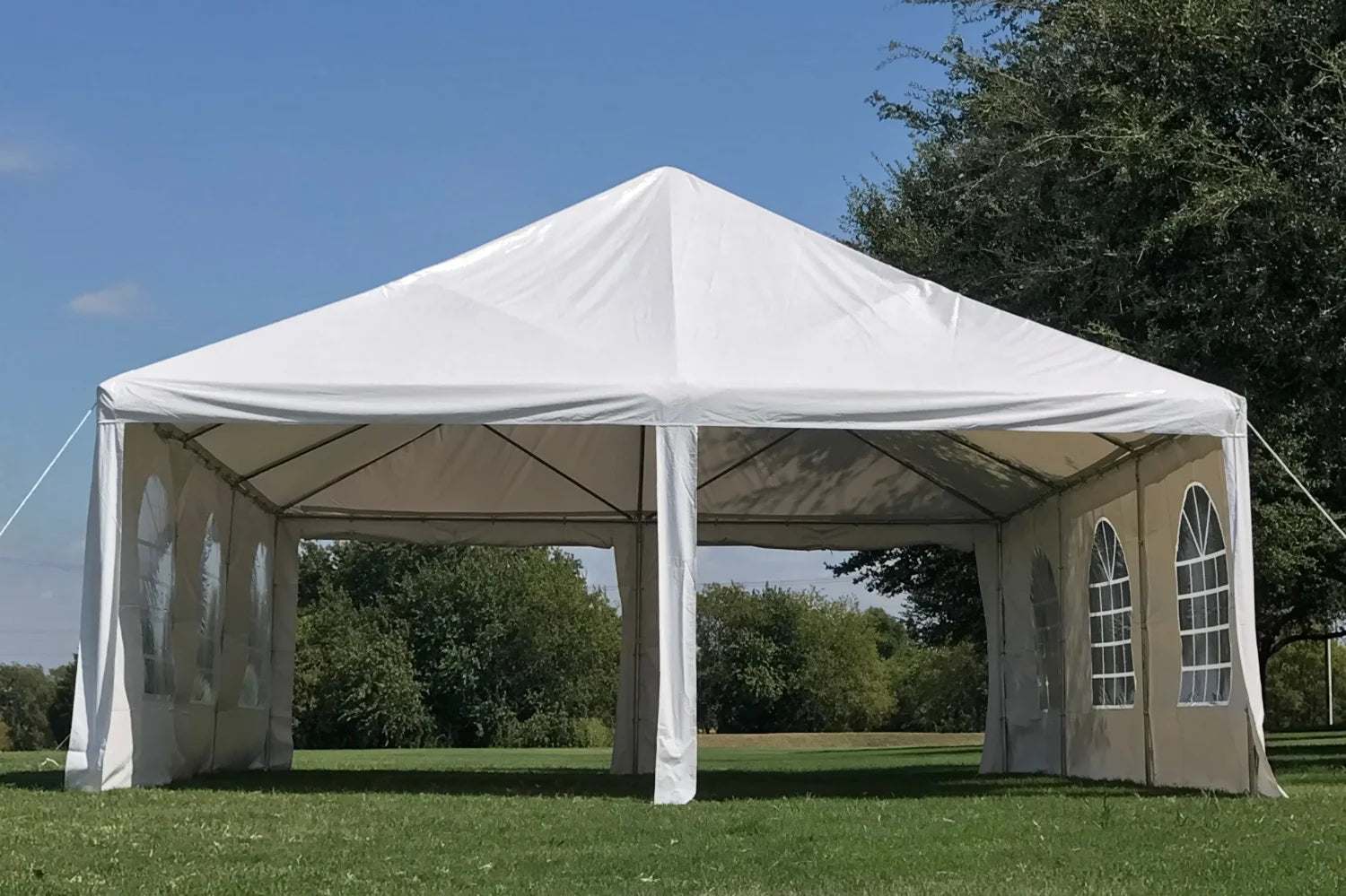 30'x20' White PVC Frame Tent Canopy Shelter O498293