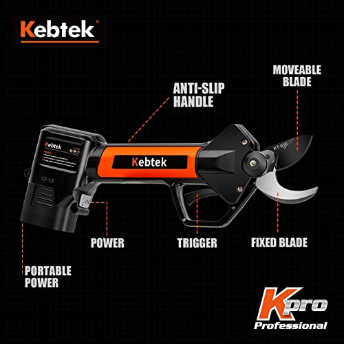 Cordless Electric Pruner with 30mm Cutting Diameter O84092