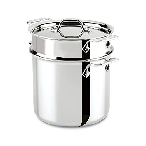 7-Quart Stainless Steel Pasta Pentola with Insert A1050