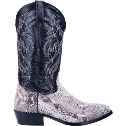 Men's Python Round Toe Western Boot X319635