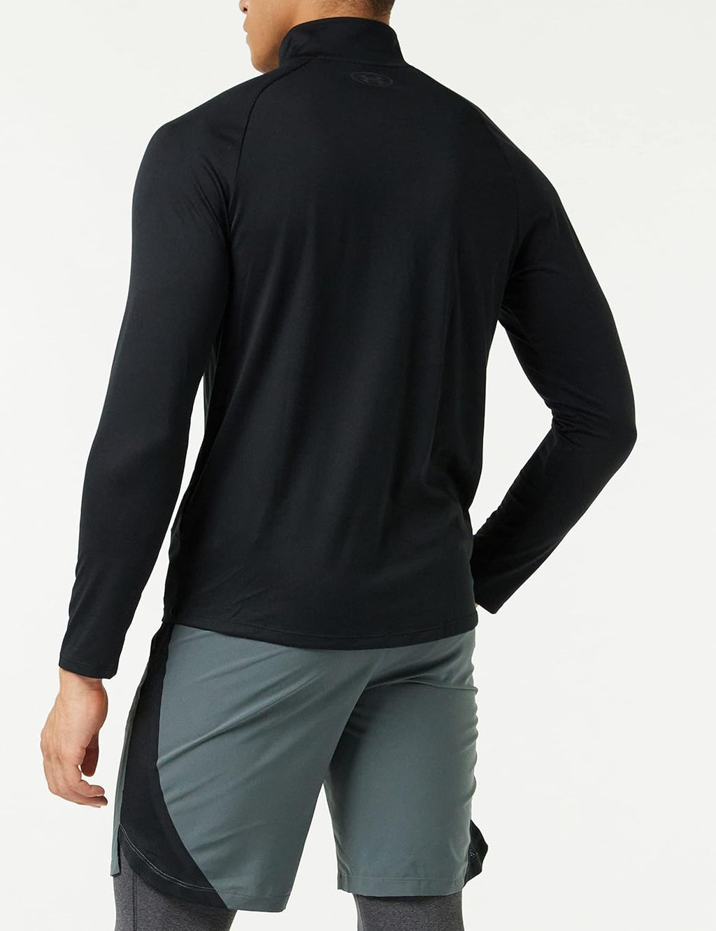 Black ½ Zip Long Sleeve Q99365