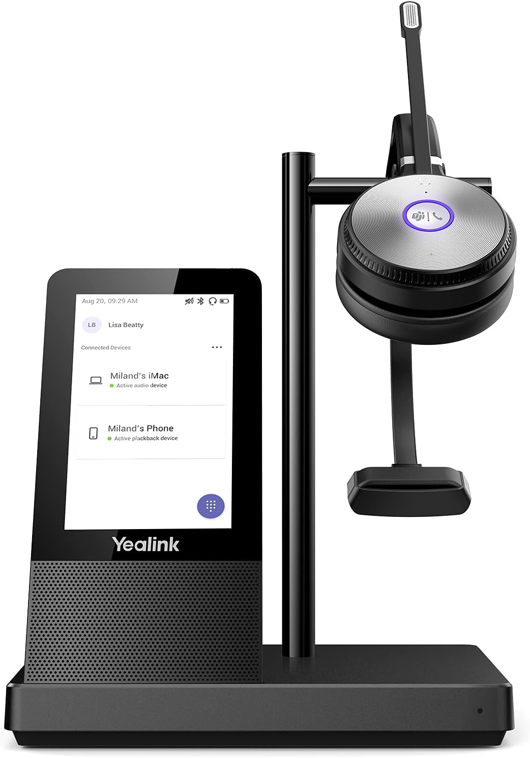 Wireless Headset Bluetooth DECT Headset for Office VoIP Phone S64314