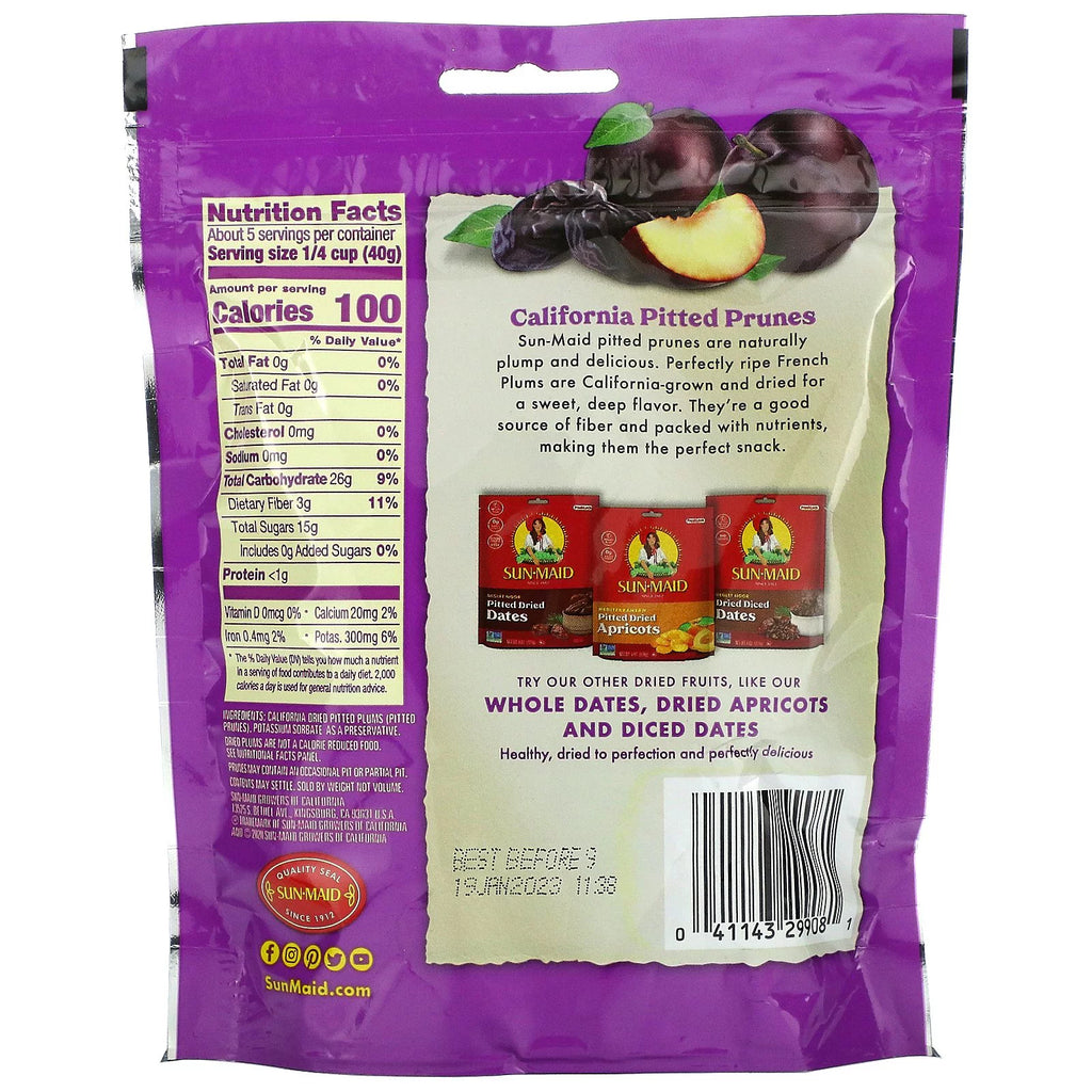 7 oz Pack of 3 Whole Pitted Prunes P906250