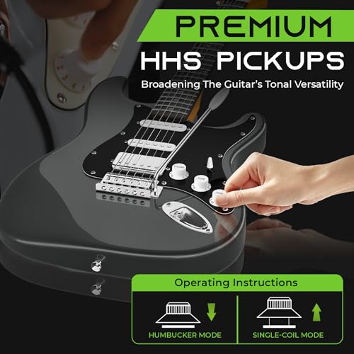 Metallic Gray 39in Full-Size Electric Guitar D64658