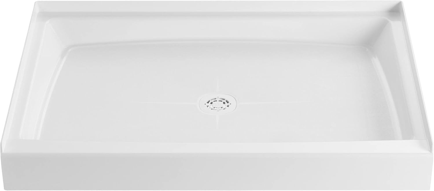 48" x 32" Rectangular Shower Base with Center Drain A190516