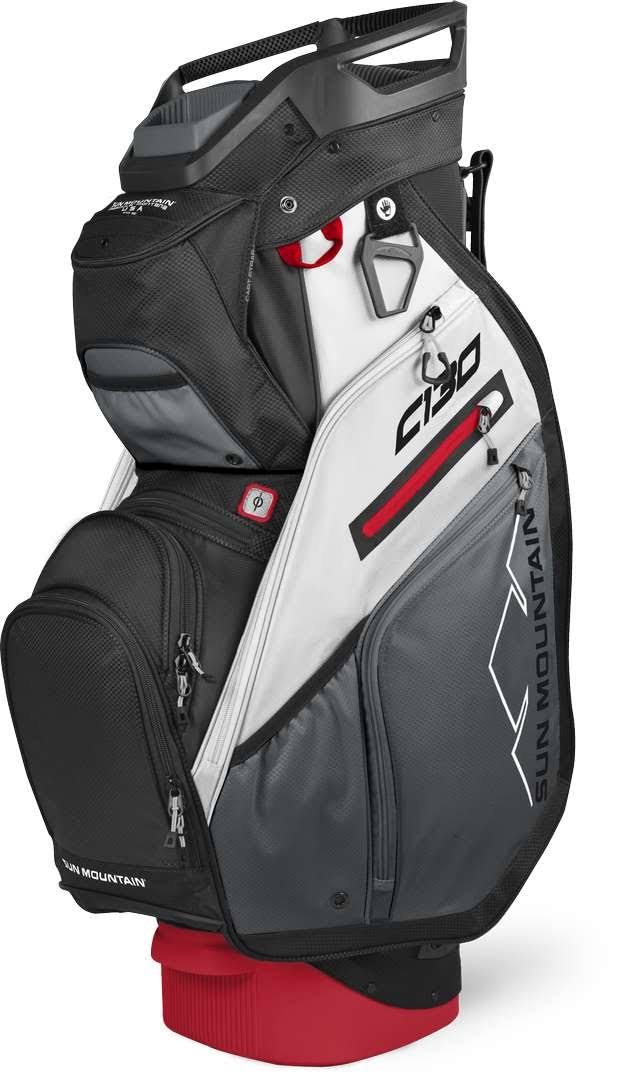Black/Charcoal/White/Red Cart Bag W2766