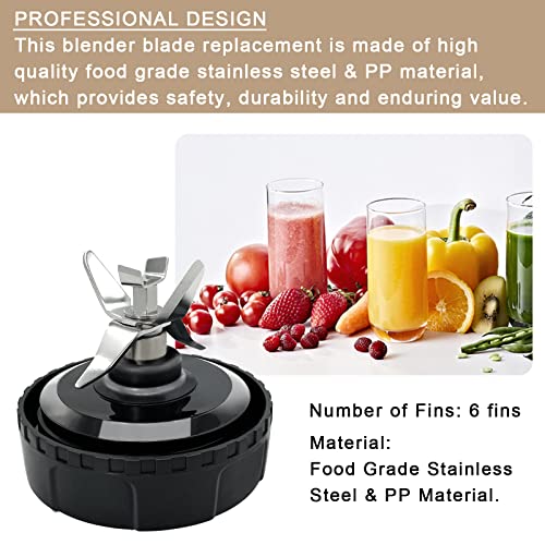 6 Fins Blender Blade Replacement for 16 oz Cup D450122