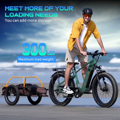 26" Fat Tire Electric Bike with 48V 20.8AH Battery H9469