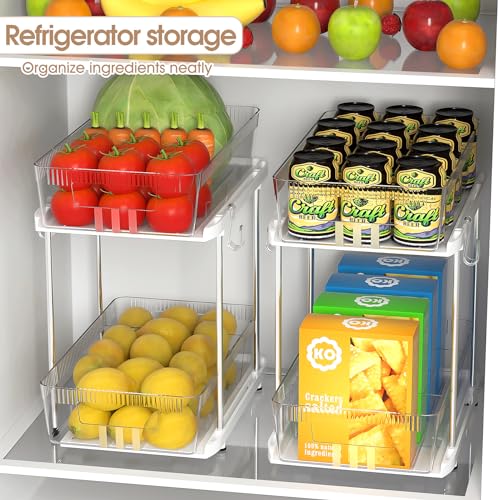 2 Tier Clear Acrylic Under Sink Organizer R4320