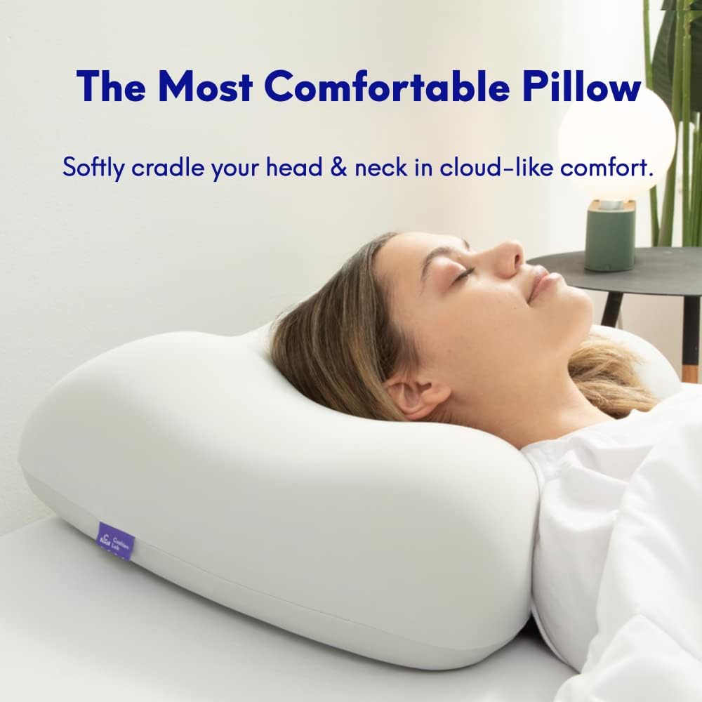 Calm Grey Ergonomic Cervical Pillow I39562