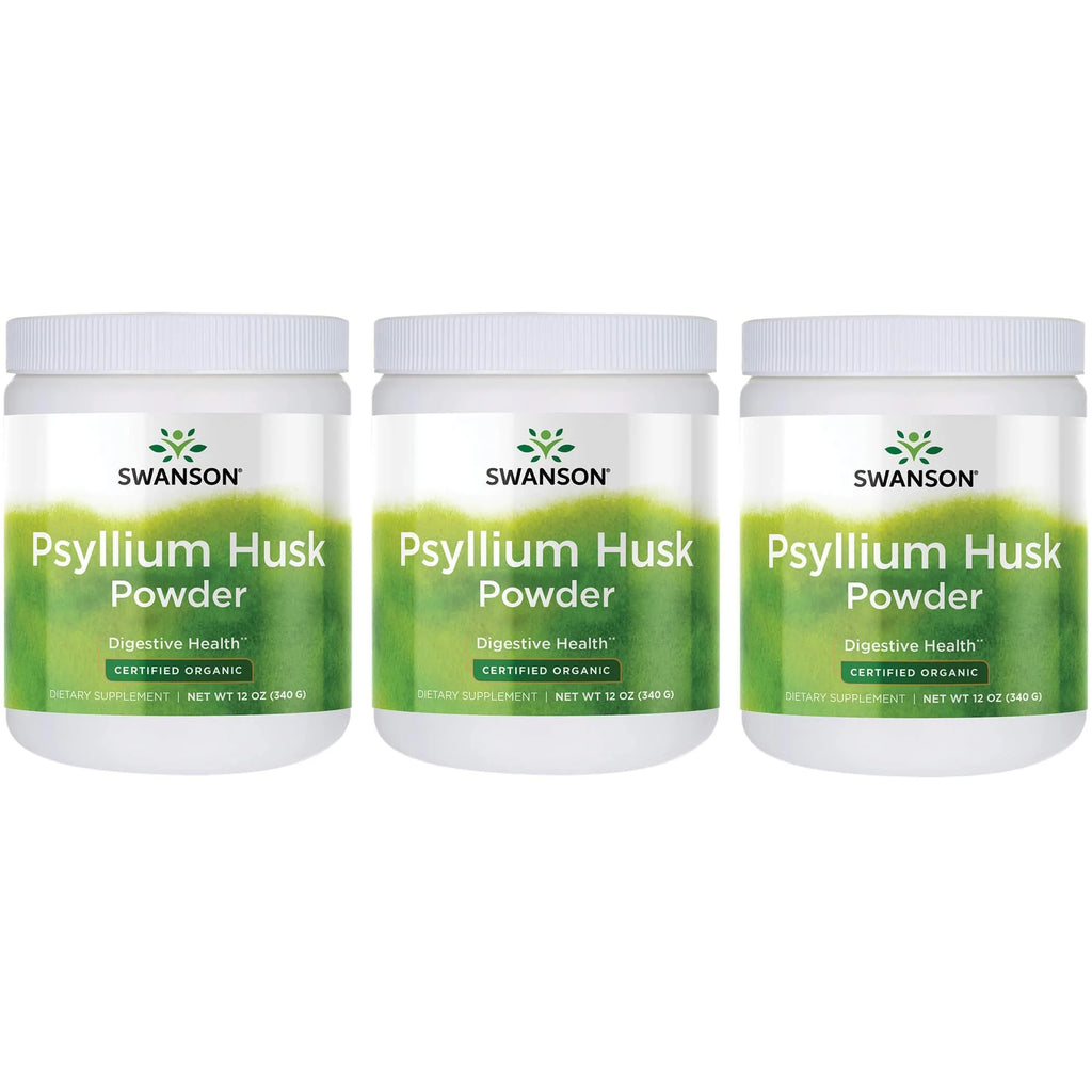 Organic Psyllium Husk Powder 12 oz 3 Pack K126345