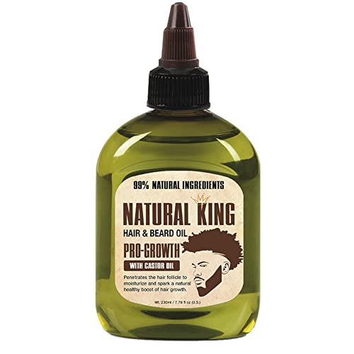 Natural King Pro-growth Castor Hair & Beard Oil 2.5 oz. M357