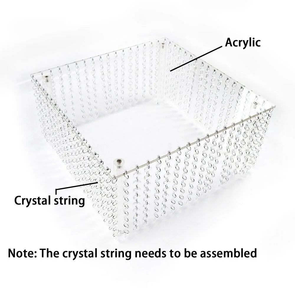 Set of 3 Clear Acrylic Cake Stands B86526