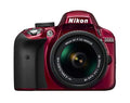 24.2 MP CMOS Digital SLR with 18-55mm f/3.5-5.6G VR II Zoom Lens (Black) P946252