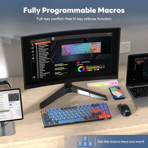 70% Layout Compact Hot Swappable Mechanical Keyboard S394