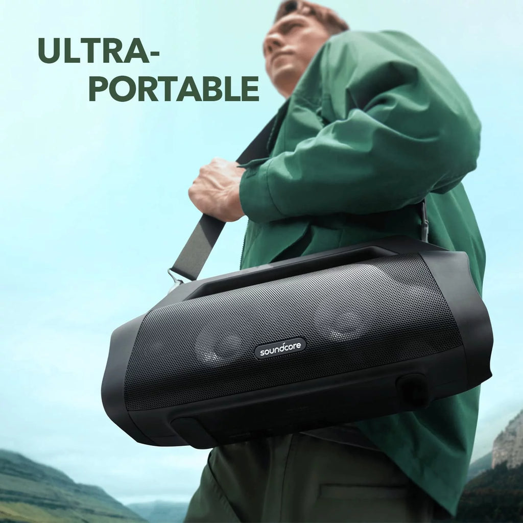 80W Portable Bluetooth Speaker with Strap H75675