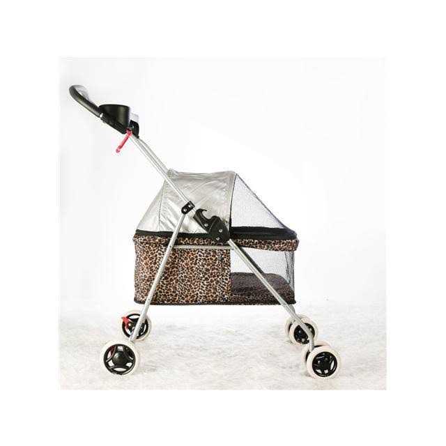 4 Wheels Folding Waterproof Portable Pet Stroller E463