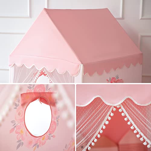 Large Playhouse Kids Play Tent with Padded Mat R366772
