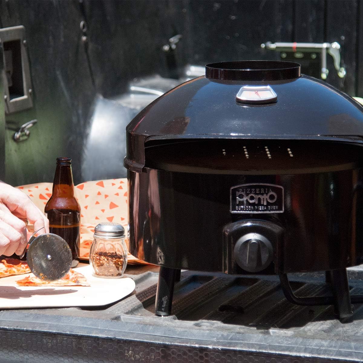 Black Outdoor Pizza Oven W44334
