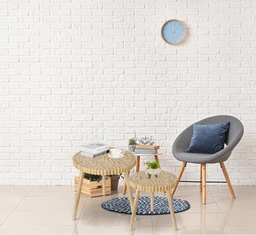 Natural Boho Rattan Coffee Table Set of 2 H7950